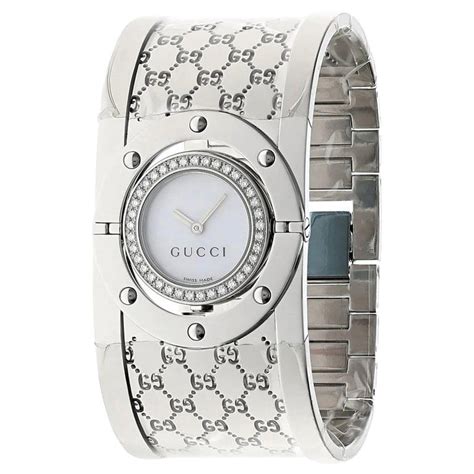 gucci diamond watch for sale|Gucci ladies watches sale uk.